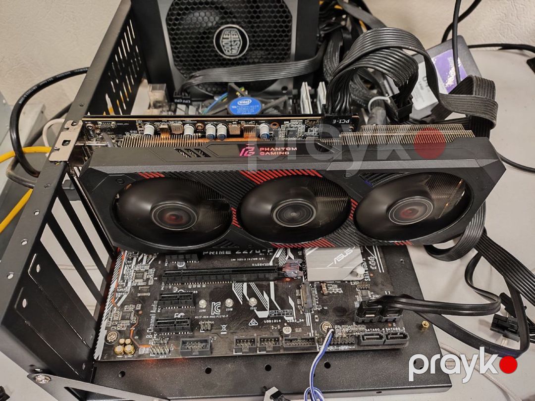 Video kart ASRock RX 5600XT Phantom Gaming 6GB — Kompüterlər və noutbuklar, Bakı (5)
