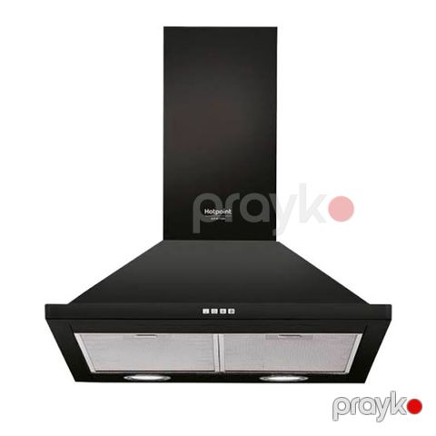 Hotpoint divar tipli mətbəx aspiratoru - Rəng: mat qara - Korpus — Bakı