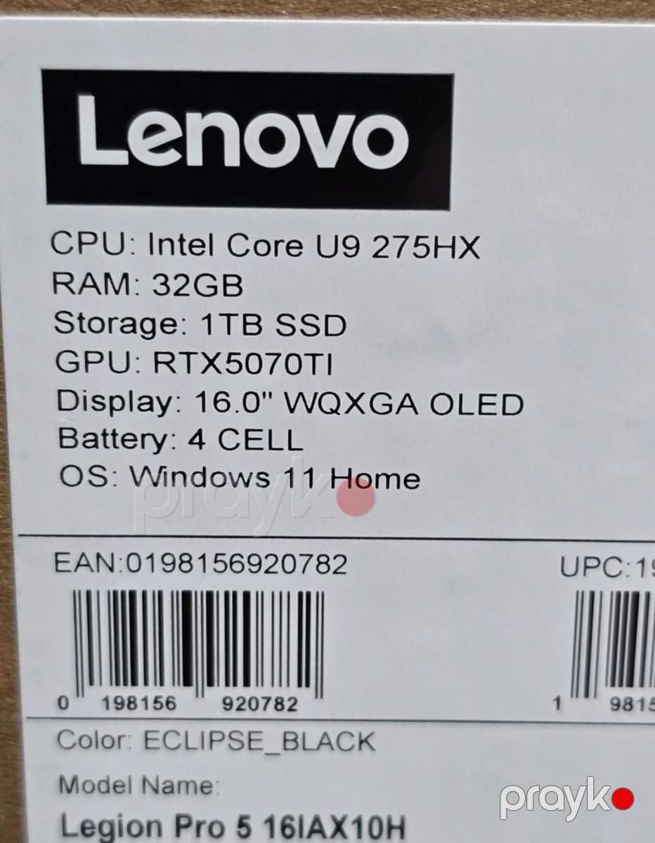 Lenovo Legion Pro 5i RTX 5070Ti — Noutbuklar, Bakı (4)