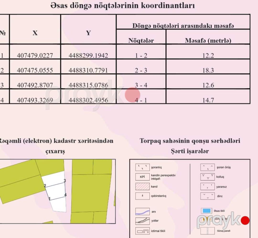 Satılır torpaq 2 sot — Torpaq, Bakı (3)