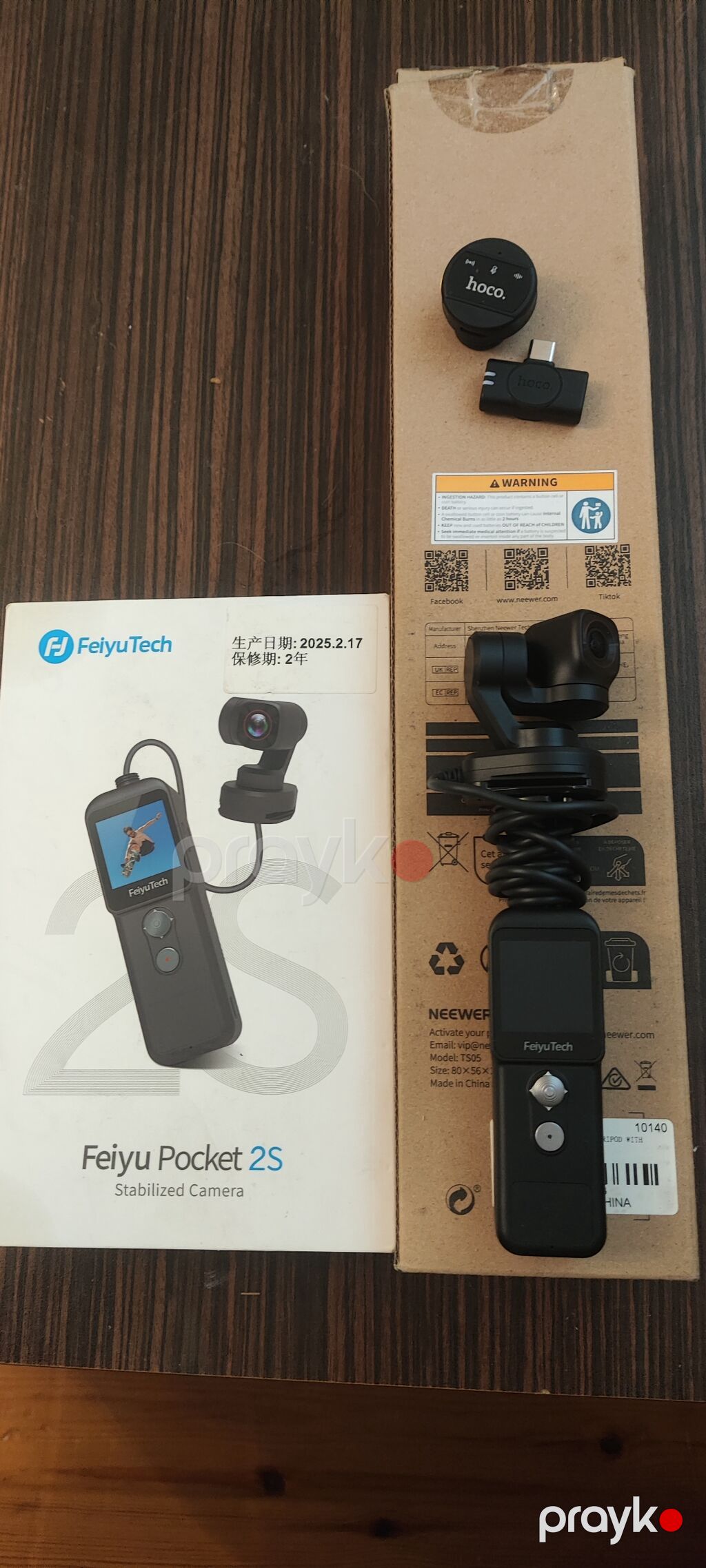 FeiyuTech Feiyu Pocket 2S – Ayrılan Başlıqlı 4K Gimbal Kamera — Video kamera, Bakı (2)