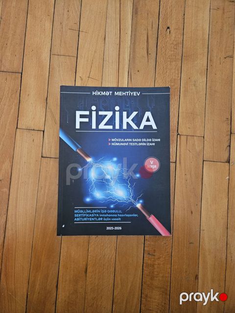 Məhsul: “Fizika” – Hikmət Mehtiyev (V nəşr) Xüsusiyyətlər — Bakı