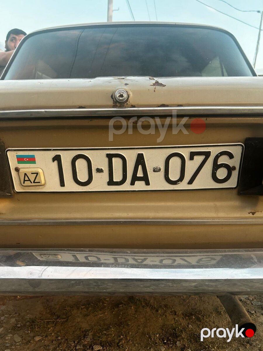 Avtomobil qeydiyyat nişanı - 10-DA-076 — Registriya nömrələri, Qazax