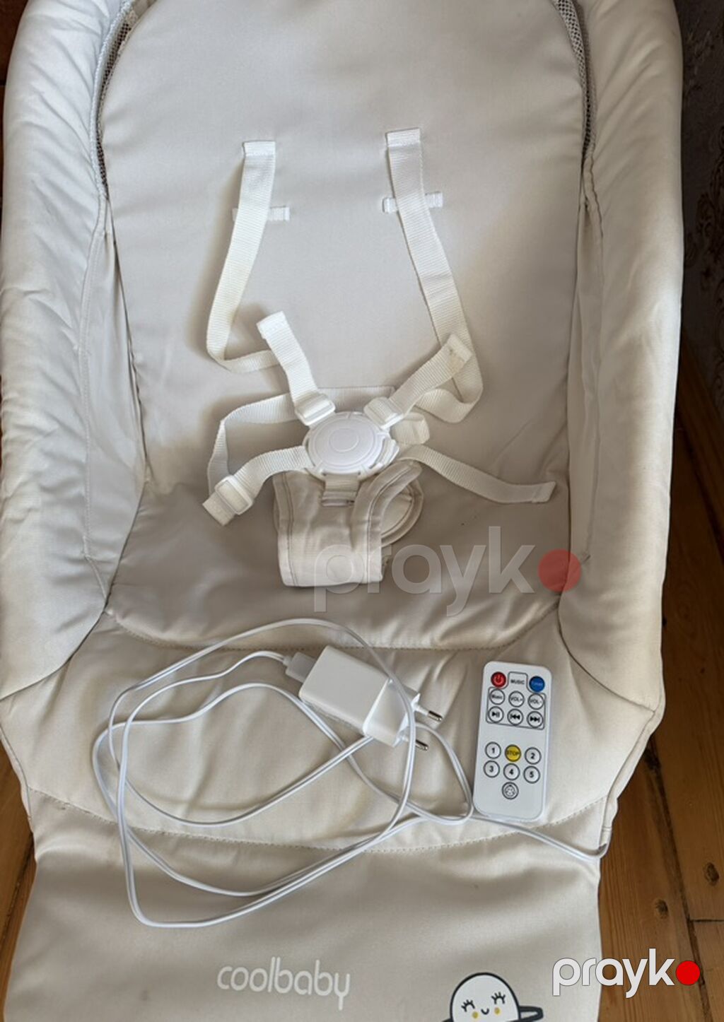Coolbaby elektrikli ana qucağı şezlonq 50 Manata satılır. Pultla idarə — Bəşikləri, Bakı (3)