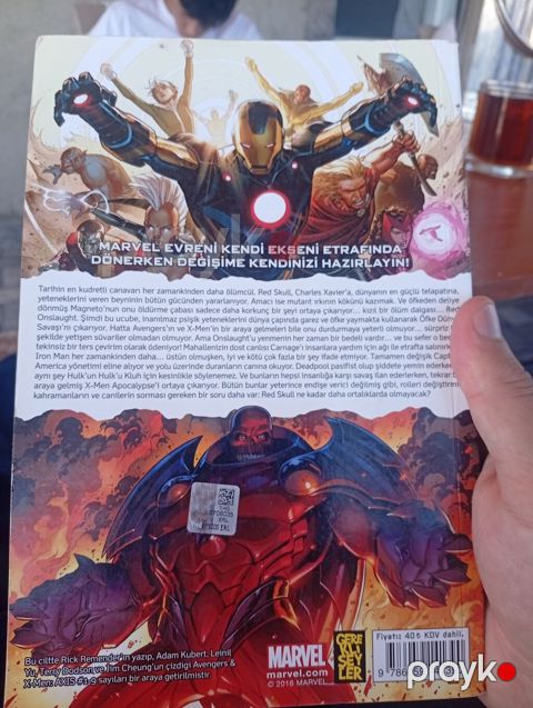 Məhsul: Marvel – Avengers & X‑Men: Axıs (Türkcə nəşr, cild) — Digah