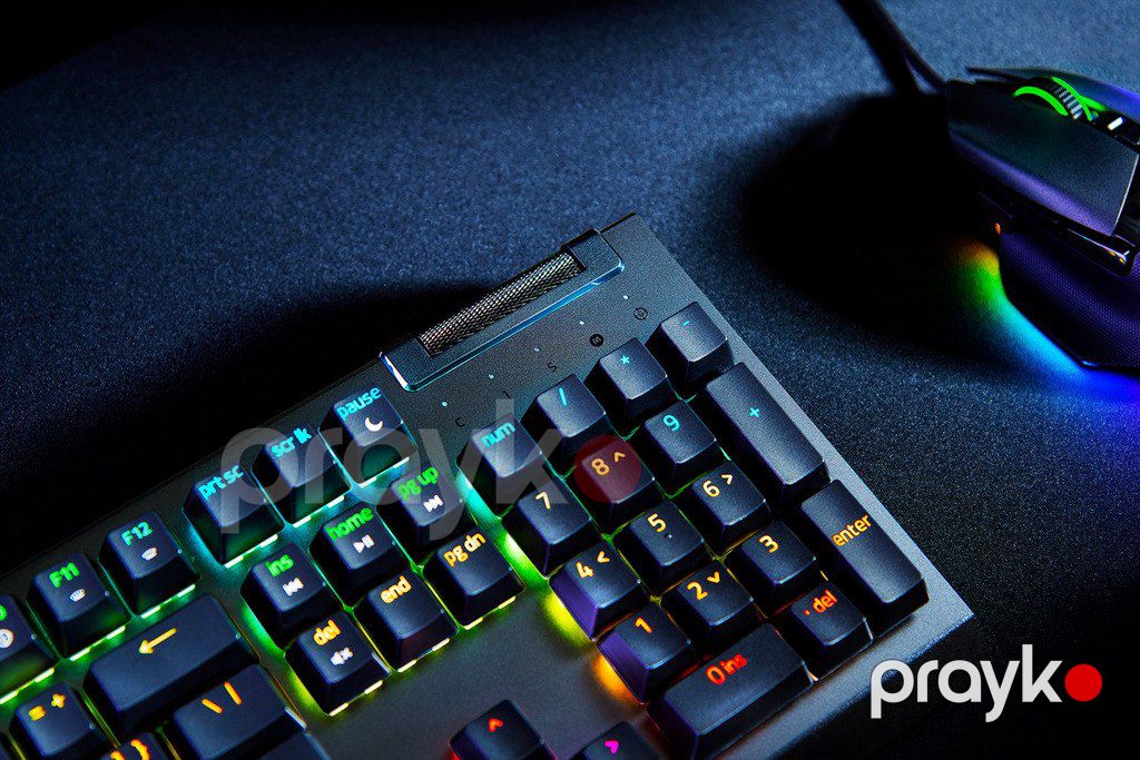Oyun klaviaturası "Razer BlackWidow V4 X Yellow Switch" — Periferik cihazlar, Bakı (8)