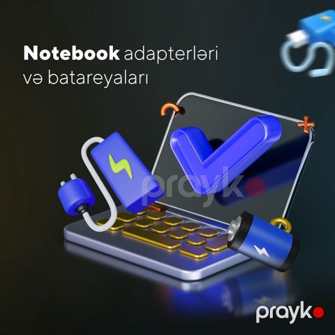 Noutbuk üçün adapterlər və batareyalar — Bakı