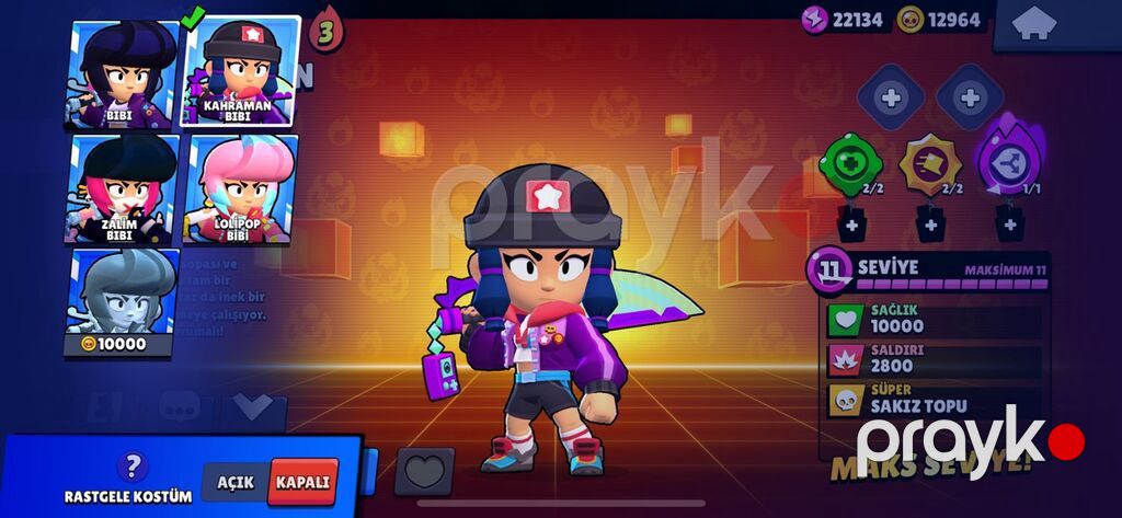Brawl Stars hesabı – yüksək trofeyli və tam inkişaf etdirilmiş Salam — Sikkələr, Bakı (4)