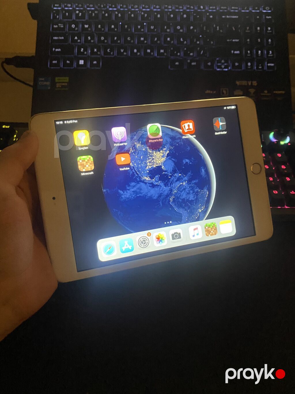 Salam Ipad Mini 3 Ideal Veziyyetde Problemsiz Bypass olunub Heçbir — Apple, Bakı (3)
