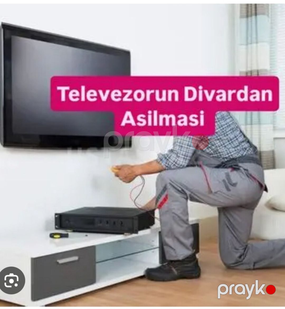 Televizor quraşdırılması — Aparatların təmiri və quraşdırılması, Bakı