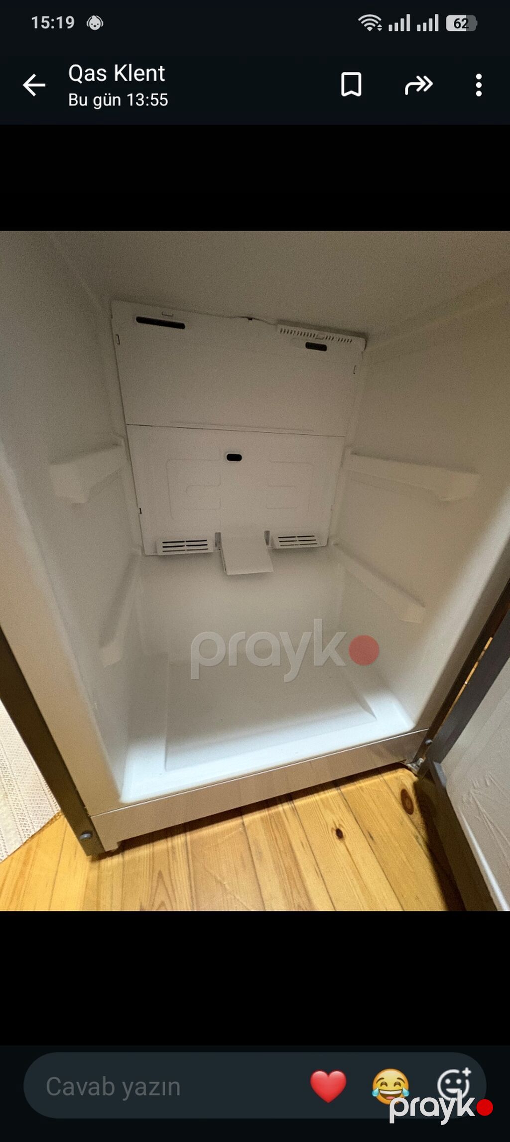 Indesit iki qapılı soyuducu Əla vəziyyətdədir - Rəng: metalik/boz — Soyuducular, Masazır (2)