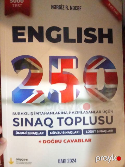 Məhsul: “Englısh 250 – Buraxılış imtahanlarına hazırlaşanlar üçün — Bakı