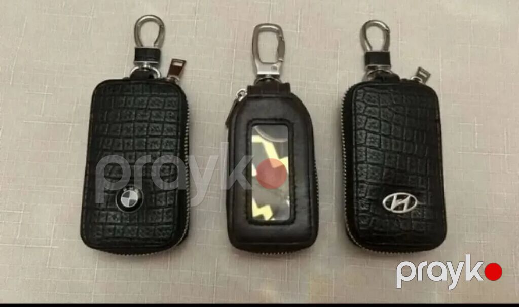 Avtomobil açarı üçün dəri açarlıq/etui - Material: qara teksturalı — Digər, Bakı (8)