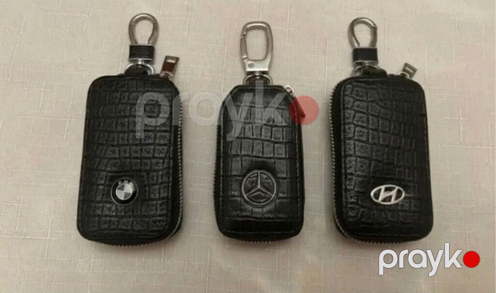 Avtomobil açarı üçün dəri etui/kamera - Material: qara rəngli — Digər, Bakı (3)