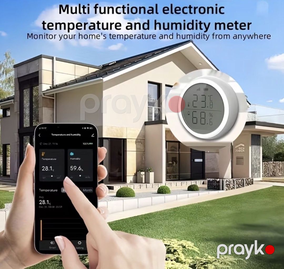 Zigbee temperatur və nəm sensoru — Ağıllı ev və təhlükəsizlik, Bakı (3)