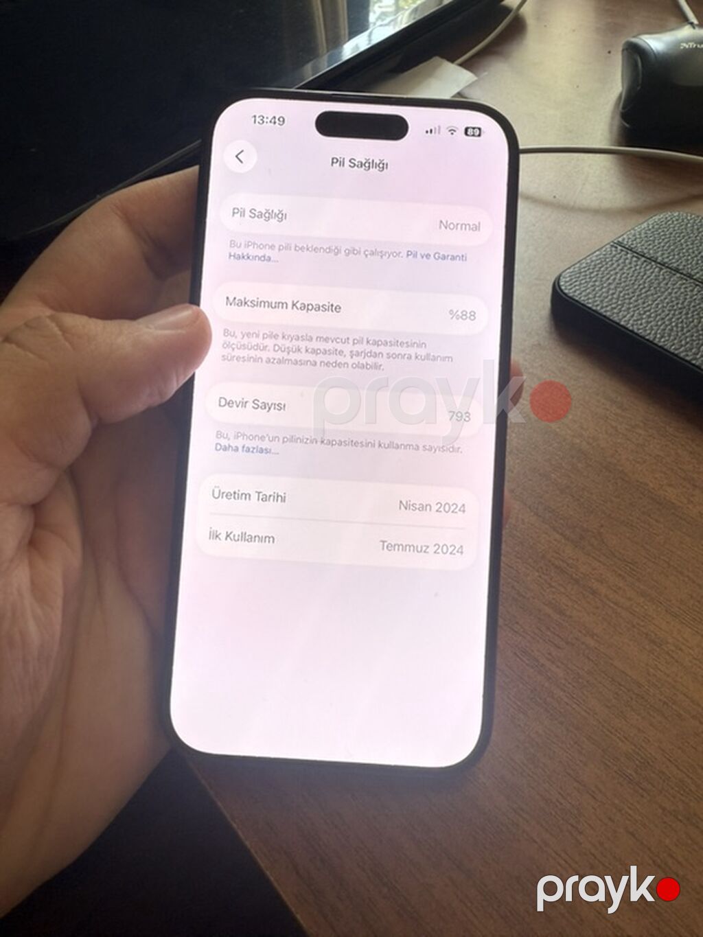 IPhone 15 Pro, 128 GB, Face ID — Apple iPhone, Bakı (6)