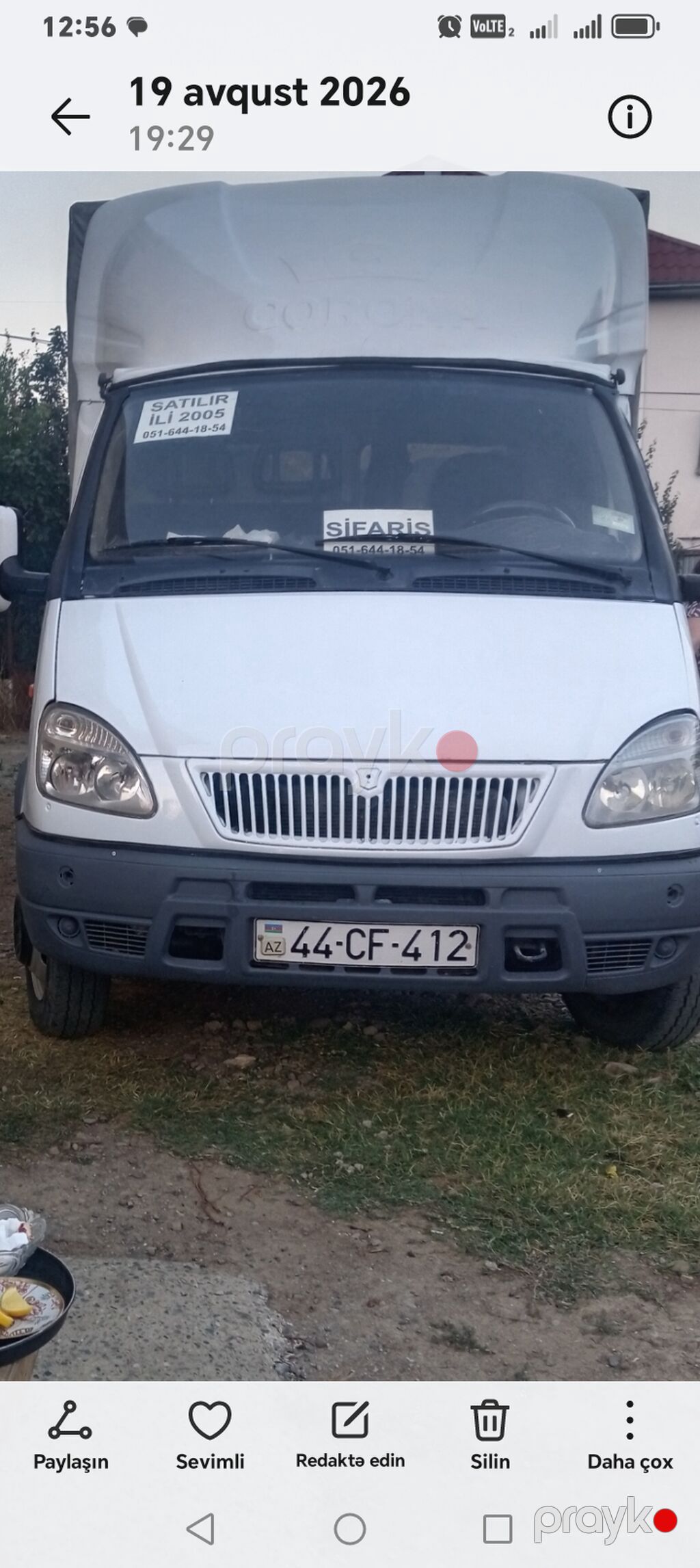 Yük daşıma üçün tentli yük maşını - Marka/model: GAZelle (ön — Yük maşınları, Göytəpə (2)