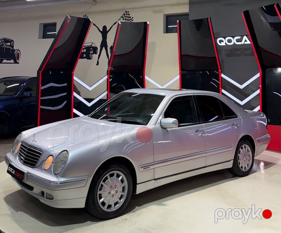 Mercedes E 240, 2.6 L, 1999 il, 333 222 km — Avtomobillər, Sumqayıt (2)