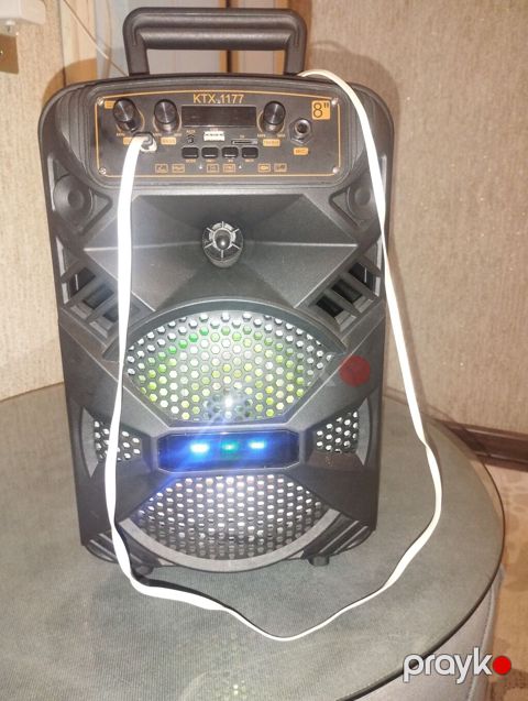 Portativ səs gücləndiricisi KTX-1177 (8") - 8" dinamikli güclü — Bakı