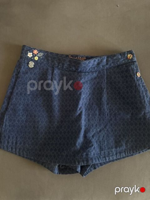 Uşaq şortu/skort – tünd göy rəngdə, xırda romb naxışlı. Sergent major — Bakı