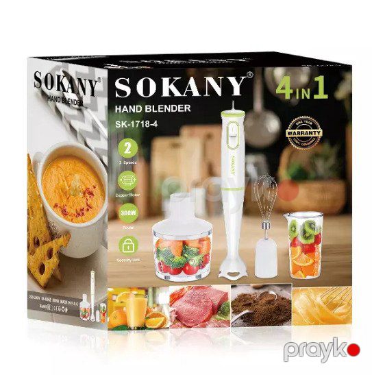 Blender, mikser dəsti "Sokany SK-1718-4" — Ev texnikası, Bakı (2)