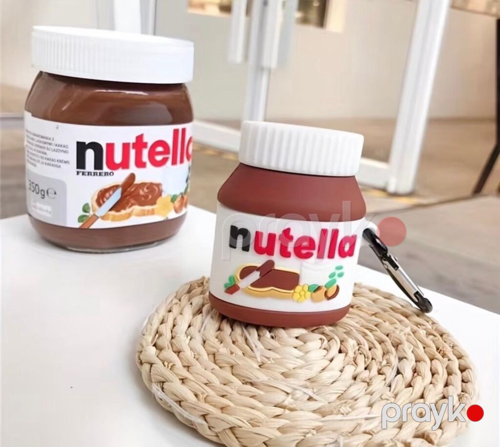 Nutella dizaynlı hədiyyəlikAirPods qabı Airpods qoymaq üçün xüsusi — Şəxsi əşyalar, Bakı (4)