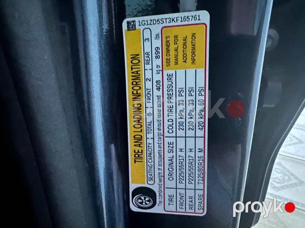 Chevrolet Malibu, 1.5 L, 2019 il, 197 748 km — Avtomobillər, Gəncə (12)