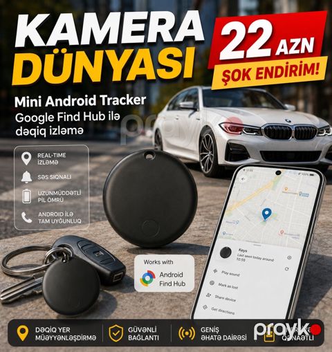 Mini Android Tracker Google Find Hub - Smart Tag 3 paketi — Sumqayıt