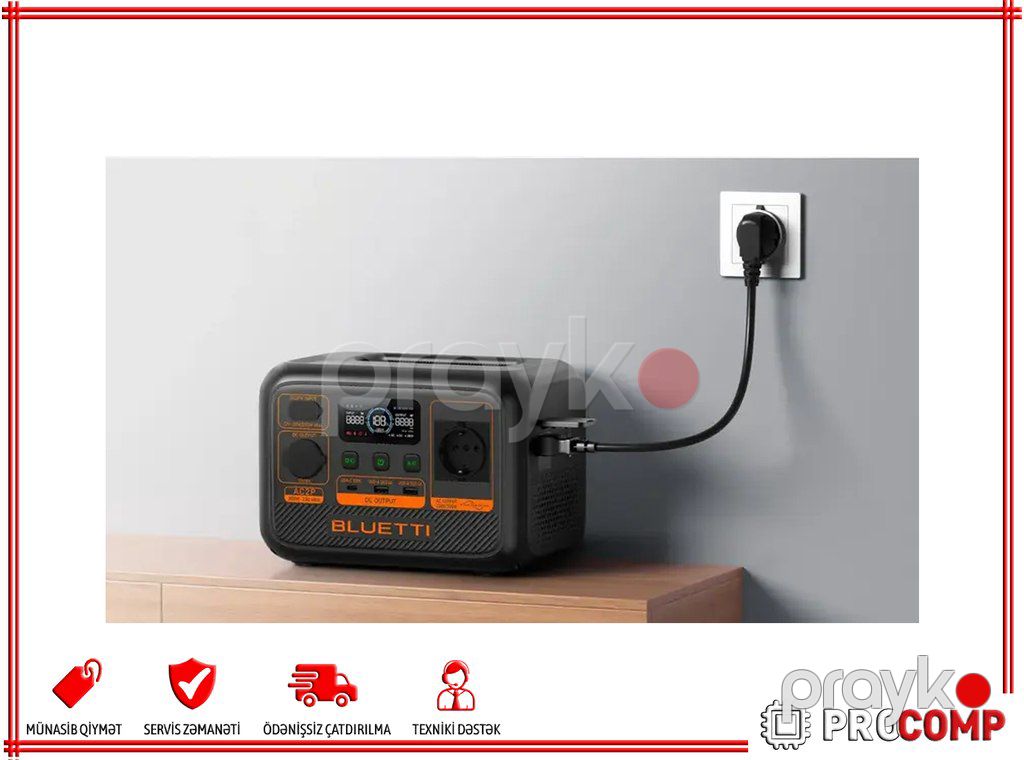 Portativ günəş elektrik stansiyası "Bluetti AC2P Portable Power Station 300W/230.4Wh AC2P/AZ" — Periferik cihazlar, Bakı (2)