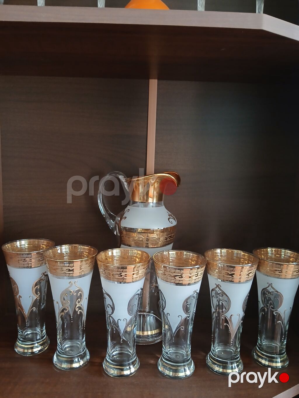 Rəng - Qızılı, Şüşə, 1 l — Süfrə qabı, Lənkəran