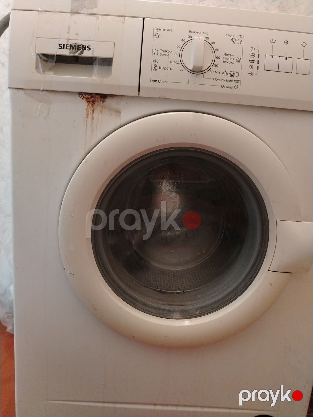 Siemens. Tək qüsuru sıxmada bir az səs edir. Başqa heç bir problemi — Çamaşır maşınları, Bakı