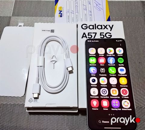 Samsung Galaxy A56 5G, 256 GB, rəng - Mavi, Barmaq izi — Bakı