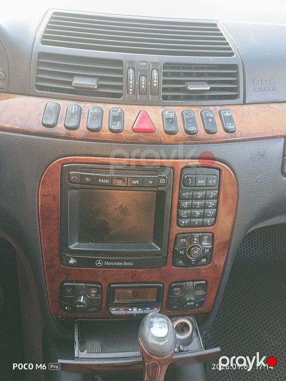 Mercedes S 320, 3.2 L, 2002 il, 279 000 km — Avtomobillər, Bakı (12)