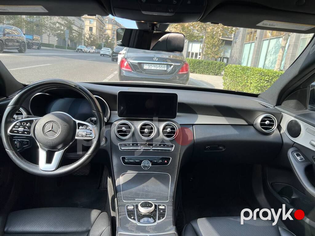 Mercedes C 300, 2.0 L, 2021 il, 110 000 km — Avtomobillər, Bakı (4)