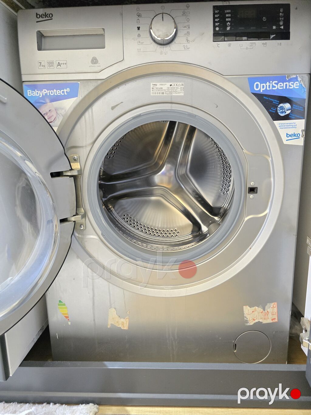 Paltaryuyan maşın Beko, 7 kq, İşlənmiş, Qurutmasız — Çamaşır maşınları, Masazır (4)