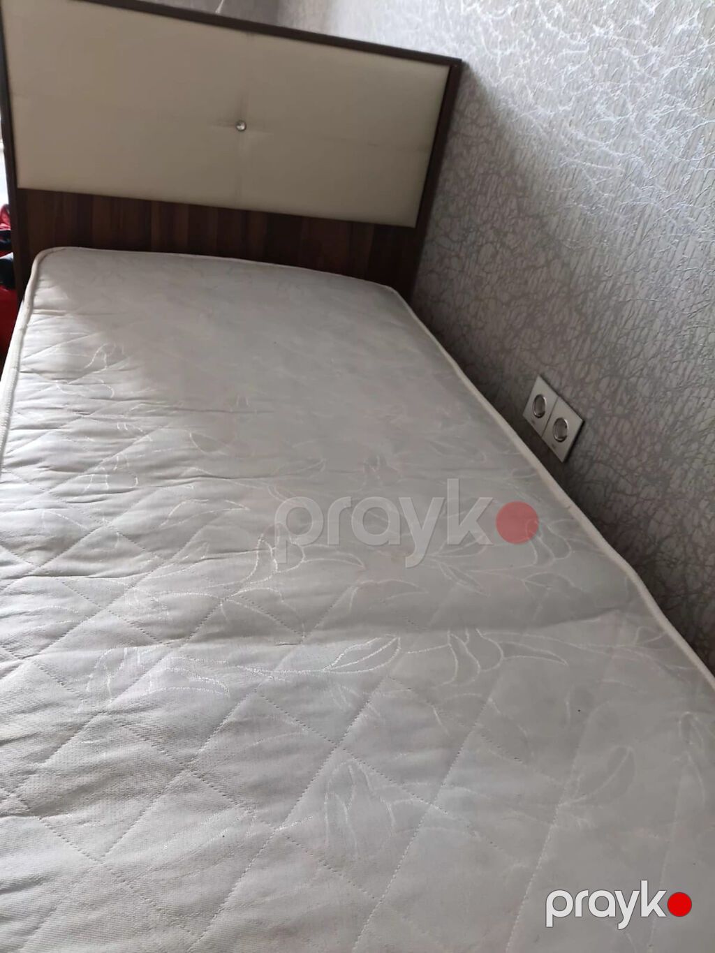 Tək nəfərlik çarpayı və döşək dəsti Sadə, funksional və yerə qənaət — Yataqlar, Bakı (2)