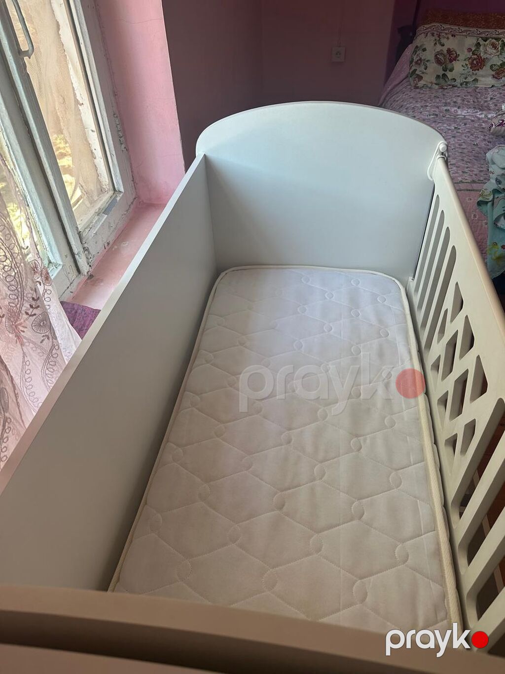 Oğlan və qız üçün, İşlənmiş, Dördbucaq, Beşik, Dəstsiz, Matras ilə — Bəşikləri, Digah (3)