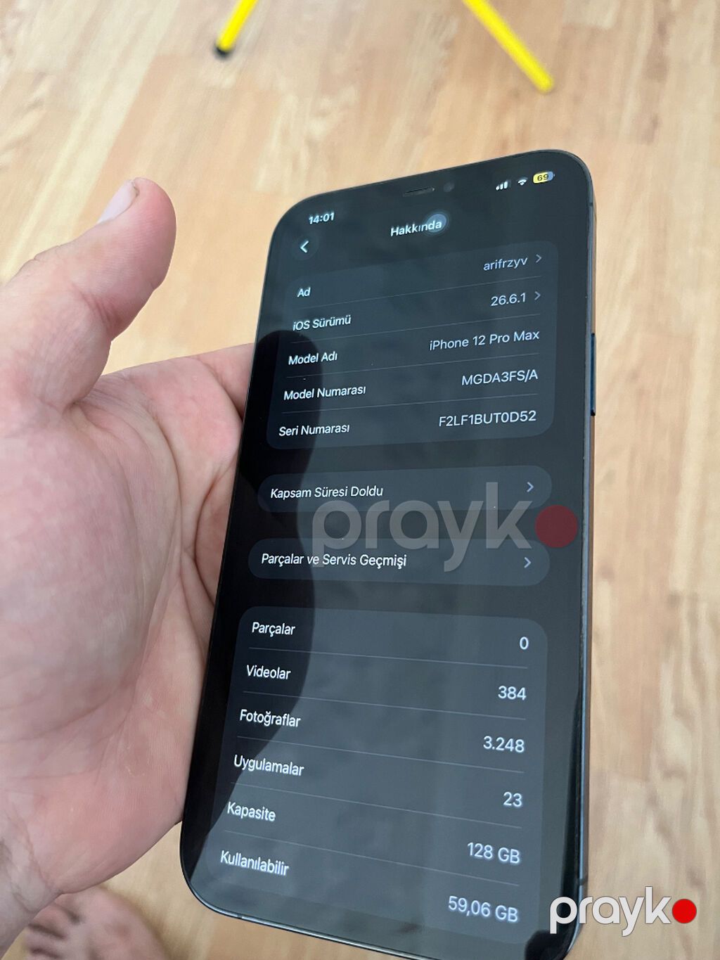 IPhone 12 Pro Max, 128 GB, Sierra Blue — Apple iPhone, Bakı (4)