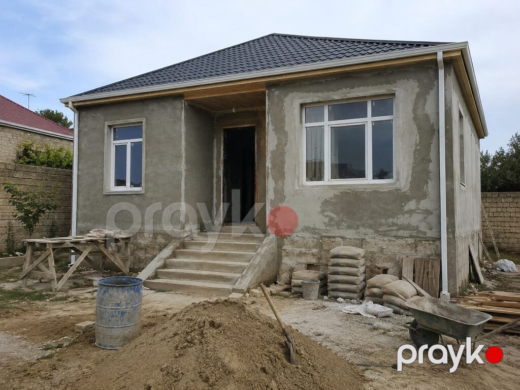 3 otaqlı, 100 kv. m, Təmirsiz — Ev, villa, Xaçmaz
