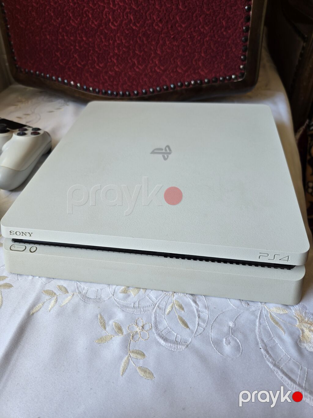 PlayStation 4 Slim (ağ rəng) İdeal vəziyyətdə, heç bir problemi — Oyun konsolları, Bakı (5)