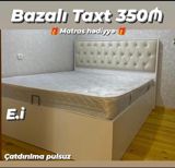 Bazalı taxt – 350₼ Hədiyyə: matras daxildir Pulsuz çatdırılma — Спальная мебель
