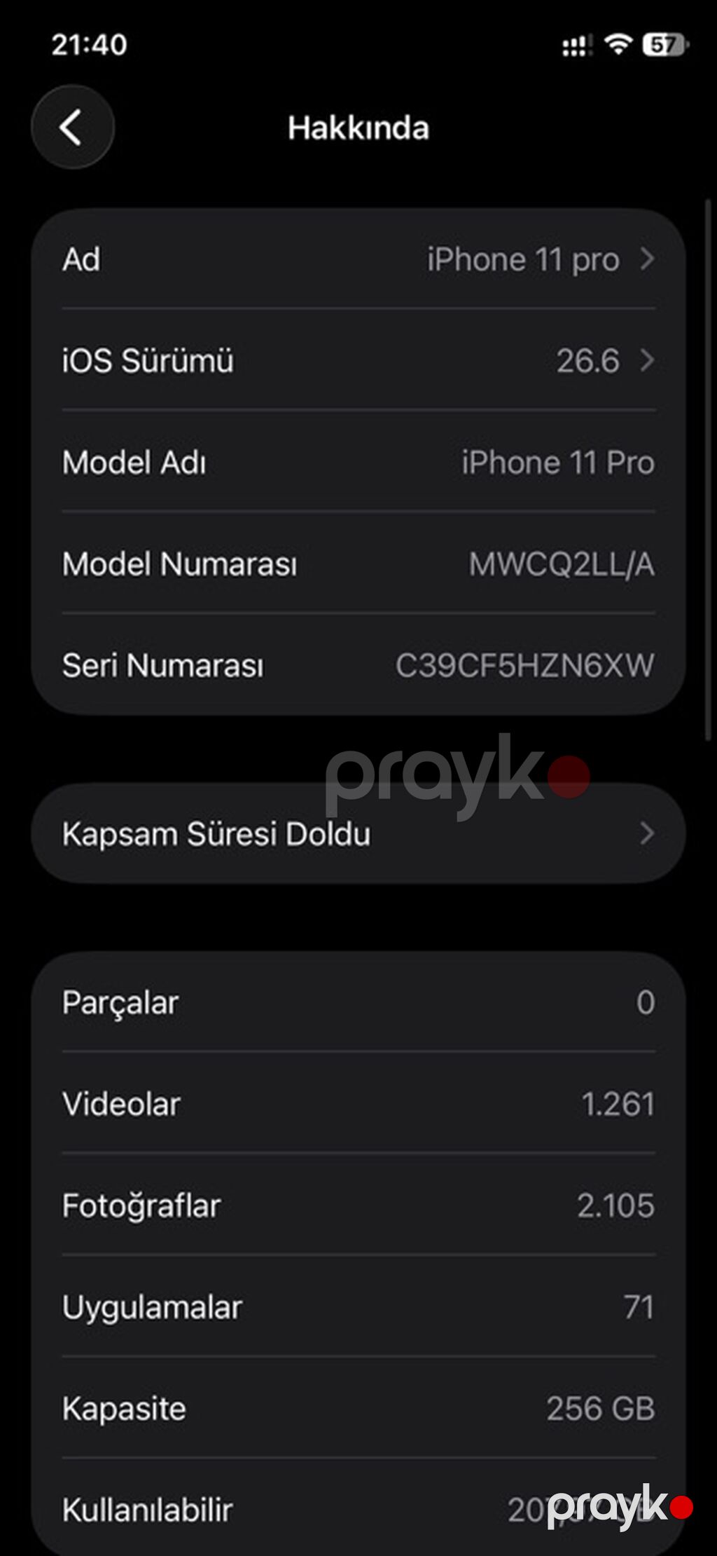 IPhone 11 Pro, 256 GB, Yaşıl — Apple iPhone, Quba (8)