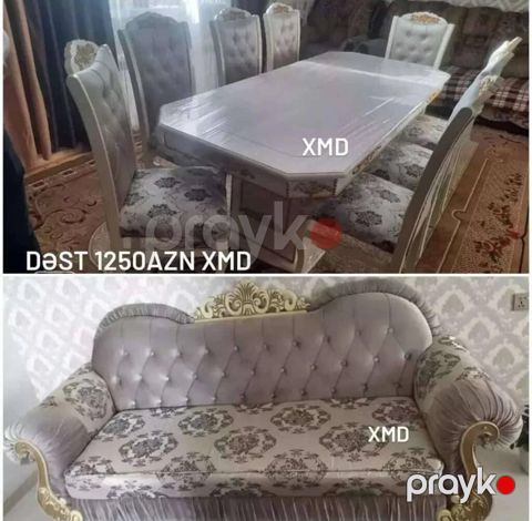 Klassik üslubda mebel dəsti Dəst tərkibi: - 1 ədəd geniş süfrə masası — Bakı