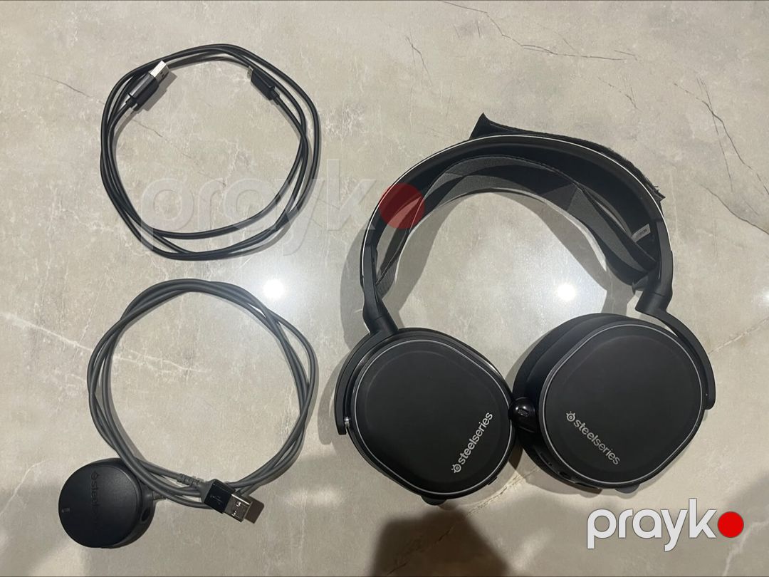 SteelSeries Arctis 7 Wireless Black — Səs texnikası, Bakı (2)