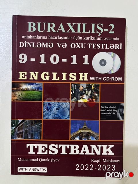 Məhsul: “Buraxılış-2” 2022-2023 İngilis dili test toplusu (dinləmə və — Xırdalan