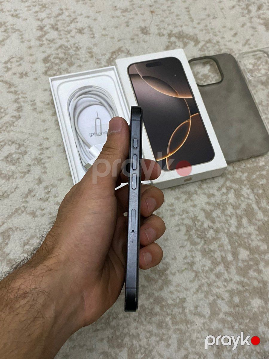 Apple iPhone 16 Pro Black Titanium 256GB/8GB — Smartfonlar, Bakı (5)