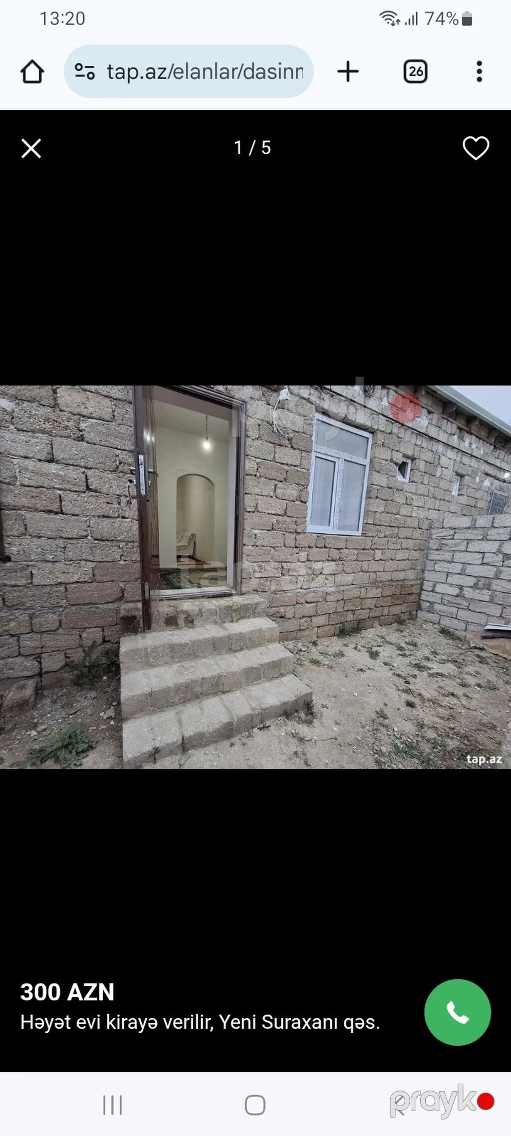 Yeni Suraxanıda kirayə ev - Yer: Yeni Suraxanı - Plan: ayrı-ayrı — Ev, villa, Digah (5)