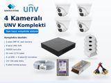 UNV 4-lü kamera dəsti — Smart Home & Security