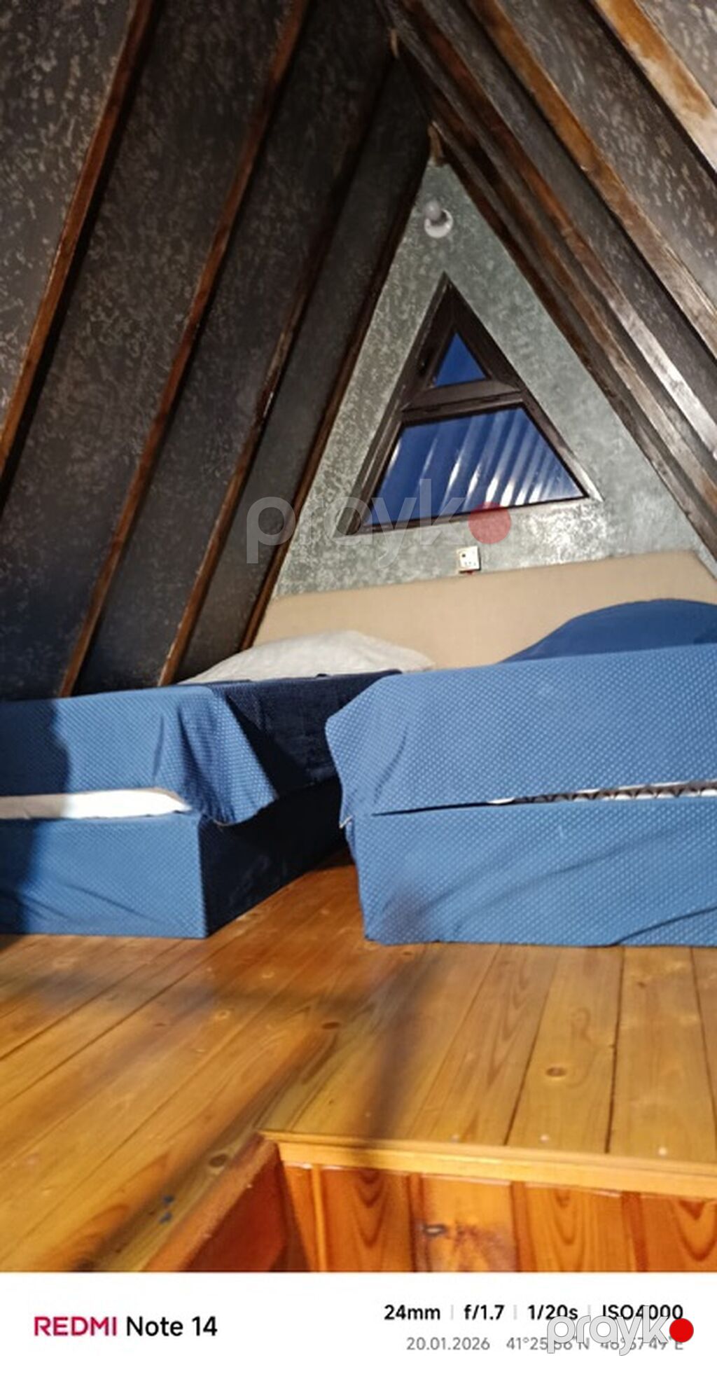 Qaxda A‑Frame tipli dağ evi – gündəlik istirahət üçün - Üslub: trapes — Ev, villa, Qax (9)