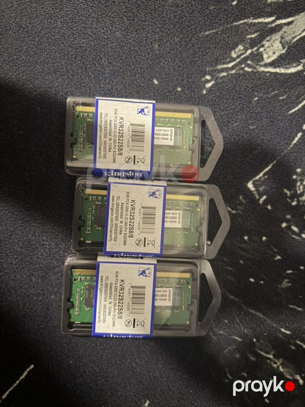 Məhsul: Kingston Sodımm RAM modulları DDR4 3200 8GB kingston orginal — Operativ yaddaş, Bakı
